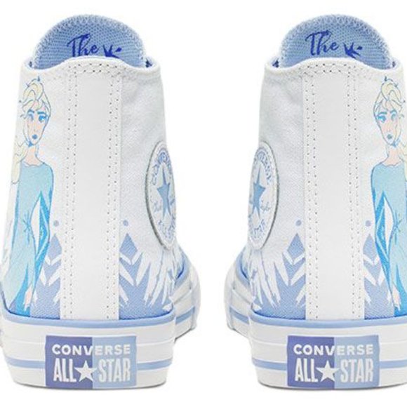Converse x Frozen 2 Kids High Top 'Elsa' - Picture 4 of 5